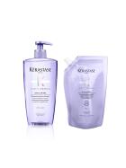 K&eacute;rastase Blond Absolu Bain Lumi&egrave;re Pumpflasche + Nachf&uuml;ll Shampoo 2 x 500 ml