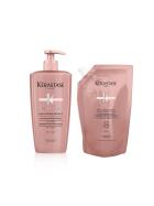 K&eacute;rastase Chroma Absolu Bain Chroma Respect Pumpflasche + Nachf&uuml;ll Shampoo 2 x 500 ml