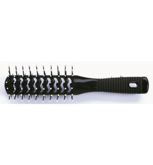 Efalock Double Vent Pro Doppel-Tunnelventb&uuml;rste schwarz