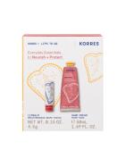 Korres Winter Essentials Hand- und Lippenpflege Set Peony Rose