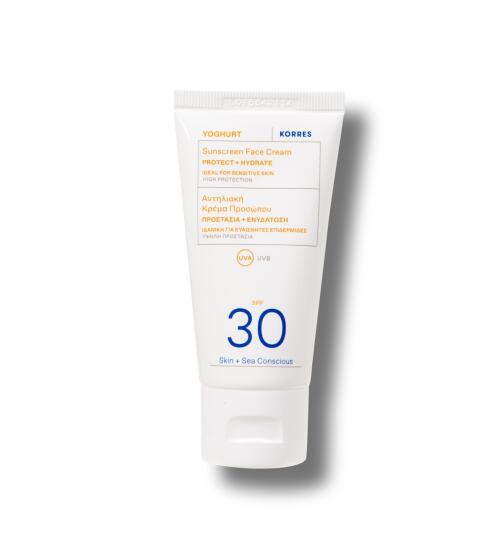 Korres Yoghurt Sonnencreme f&uuml;r das Gesicht SPF30 - 50 ml