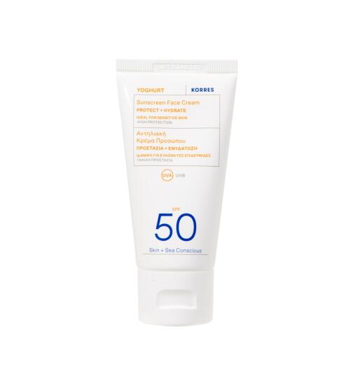 Korres Yoghurt Sonnencreme f&uuml;r das Gesicht SPF50 - 50 ml