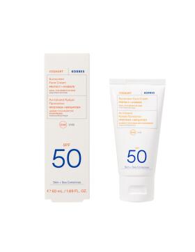 Korres Yoghurt Sonnencreme f&uuml;r das Gesicht SPF50 -...
