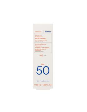 Korres Yoghurt Sonnencreme f&uuml;r das Gesicht SPF50 - 50 ml