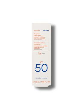 Korres Yoghurt Sonnencreme f&uuml;r das Gesicht SPF50 - 50 ml