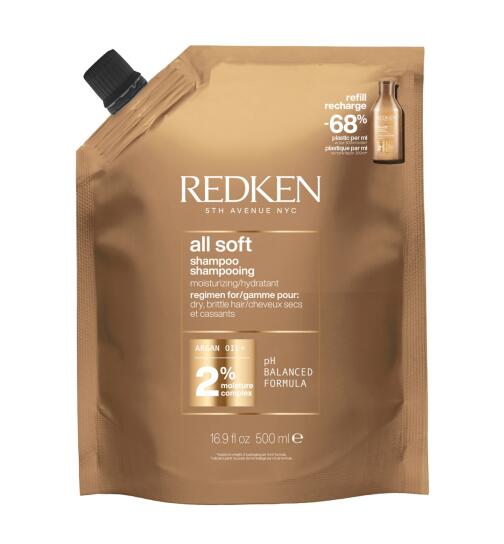 Redken All Soft Shampoo Refill 500 ml