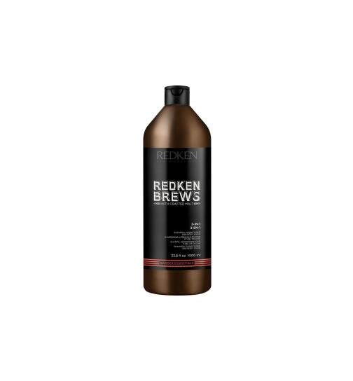 Redken Brews 3 in 1 Shampoo 1000 ml