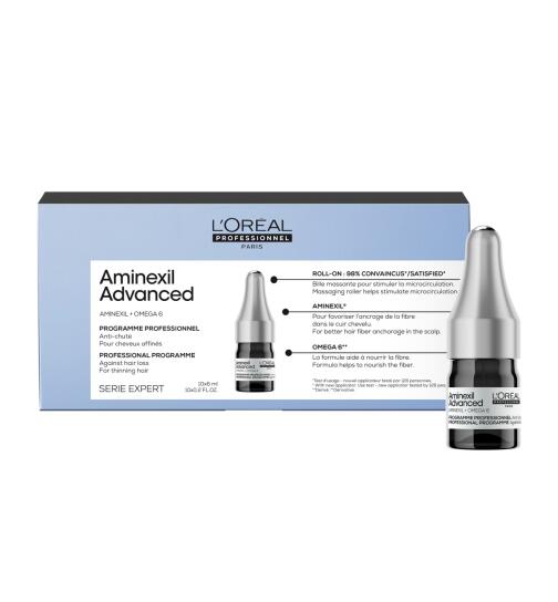 LOr&eacute;al Professionnel Aminexil Advanced Anti-Haarausfall-Kur 10 x 6 ml