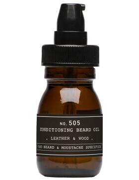 Depot 505 Conditioning Beard Oil Leather & Wood 30 ml