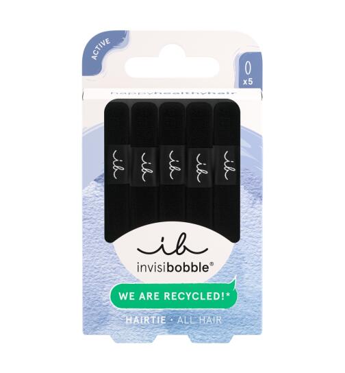 Invisibobble Hair Tie Black 5 St&uuml;ck
