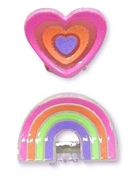 Invisibobble Clipstar Glow Kids Happy Heart 2 St&uuml;ck