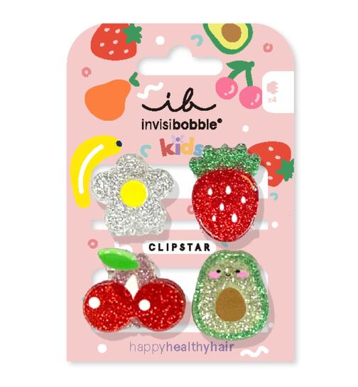 Invisibobble Clipstar Kids Frutti Fun 4 St&uuml;ck