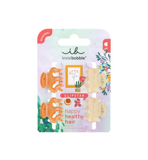 Invisibobble Clipstar Oasis Petit Citrus 4 St&uuml;ck