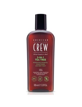 American Crew 3-in-1 Tea Tree Shampoo, Conditioner &...