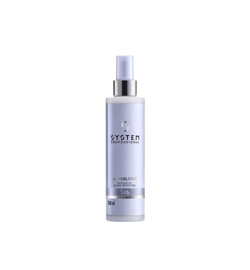System Professional Lipid Code LuxeBlond Bi-Phase UV & Heat Protector 180 ml