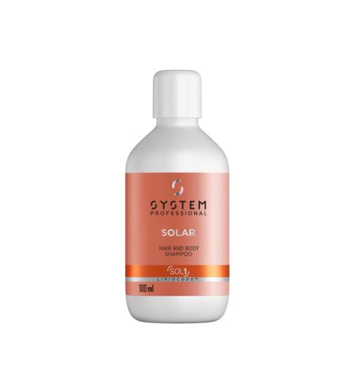System Professional Lipid Code Solar Hair & Body Shampoo 100 ml