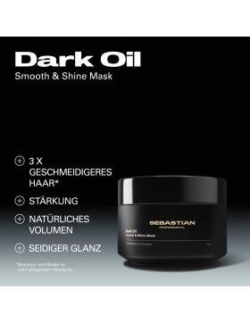 Sebastian Professional Dark Oil Smooth & Shine Mask 145 ml