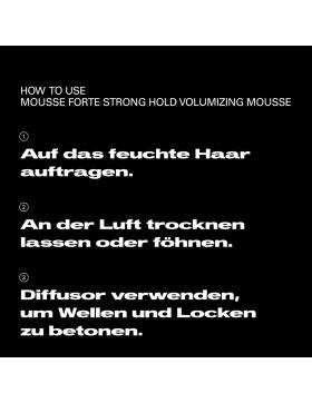 Sebastian Professional Mousse Forte Strong Hold Volumising Mousse 200 ml