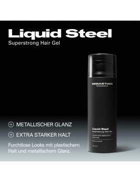 Sebastian Professional Liquid Steel Superstrong Hair Gel 140 ml