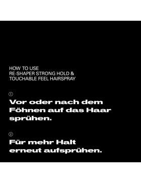 Sebastian Professional Re-shaper Strong Hold & Touchable Feel Hairspray 75 ml