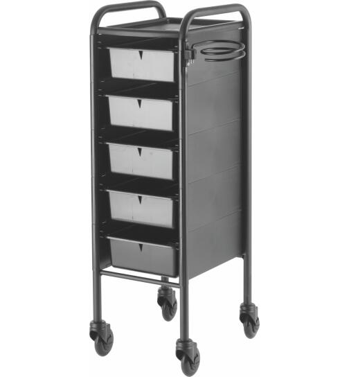 Efalock Piccolo 84/5 Clictec Arbeitswagen schwarz