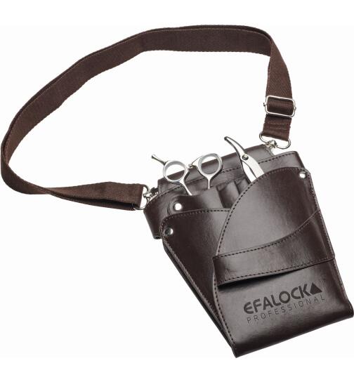 Efalock Scherentasche Western braun